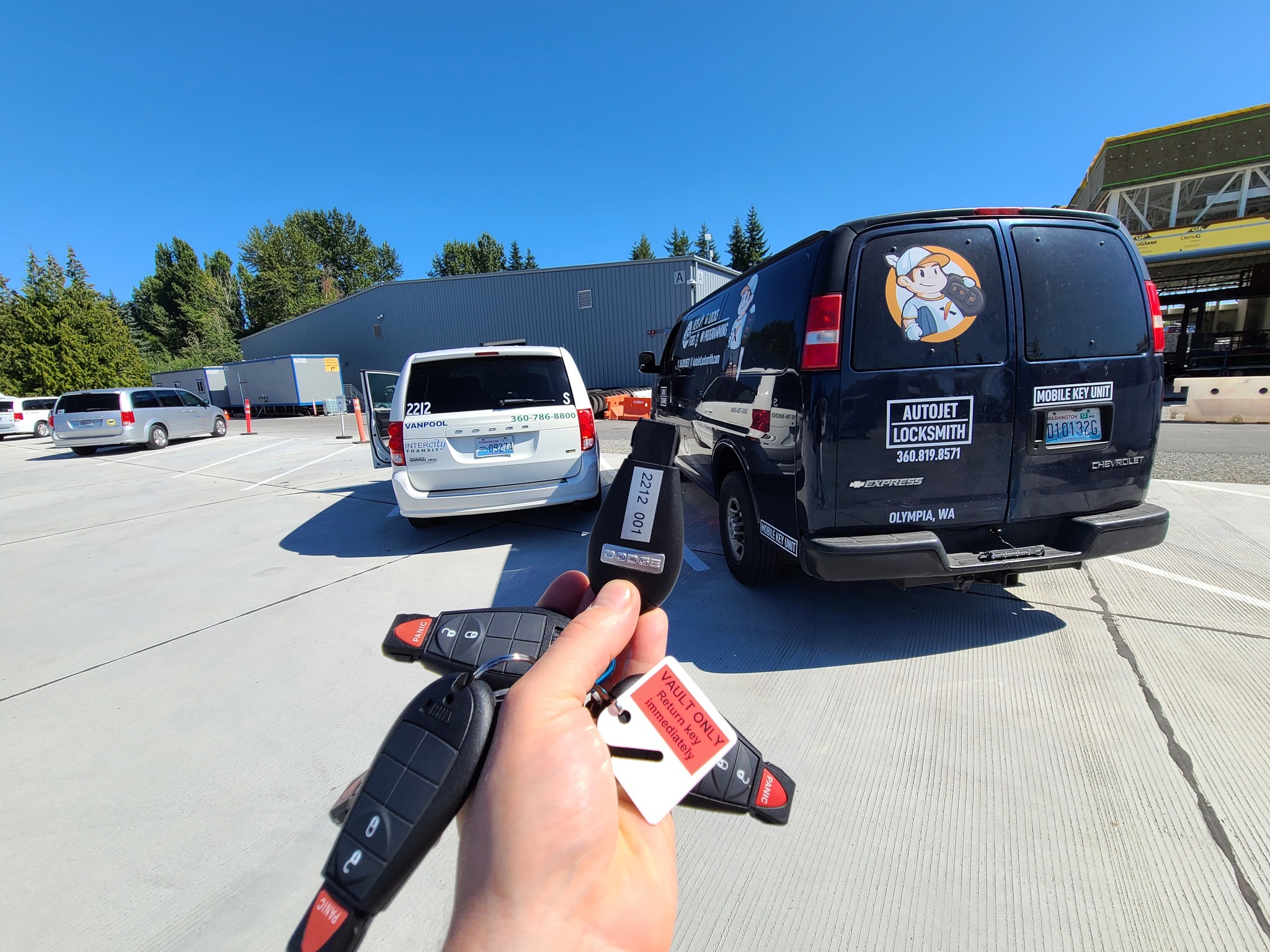 Intercity Transit Spare Key Day - Locksmith Job in Olympia, WA